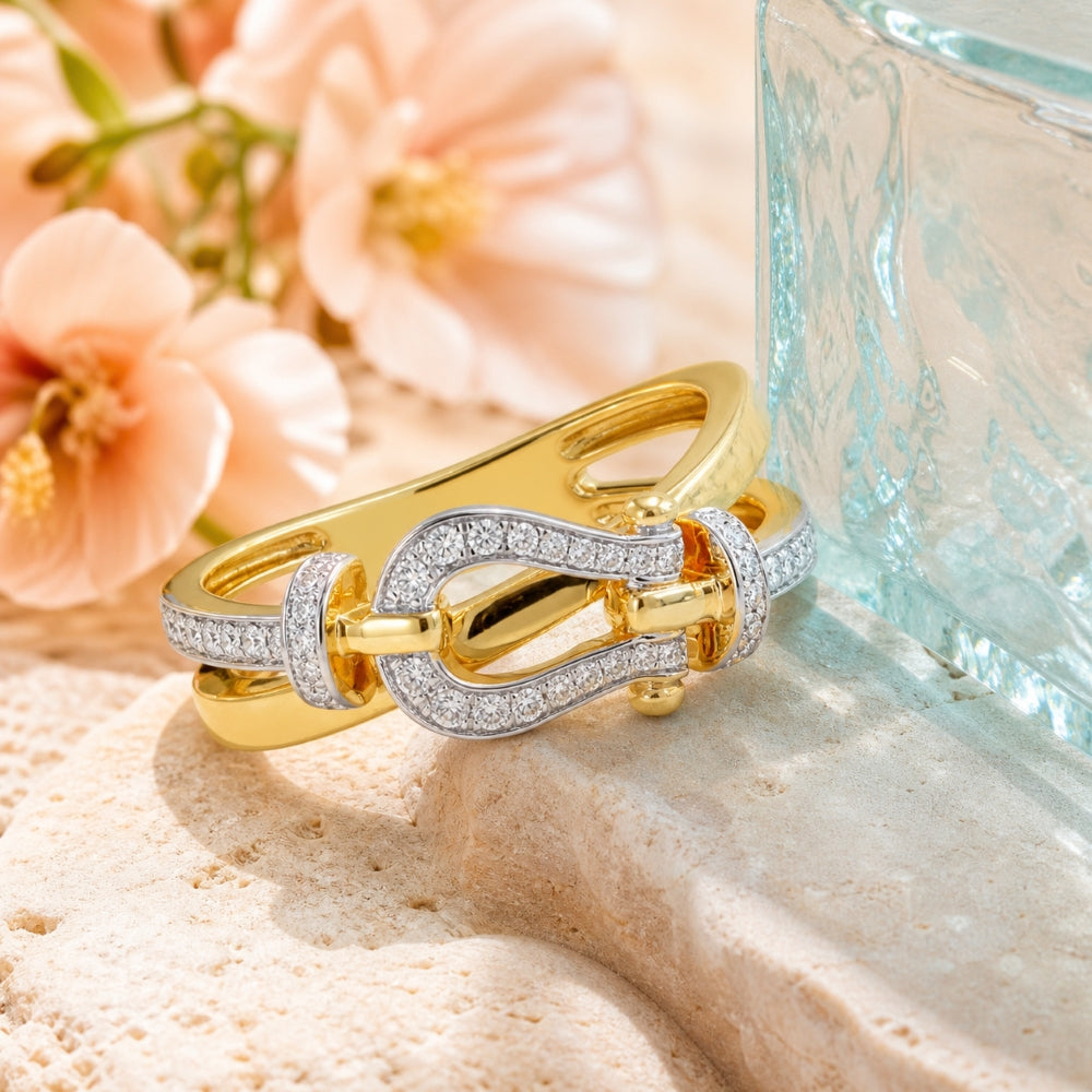 R1740 - 14K Yellow Gold Diamond Ring