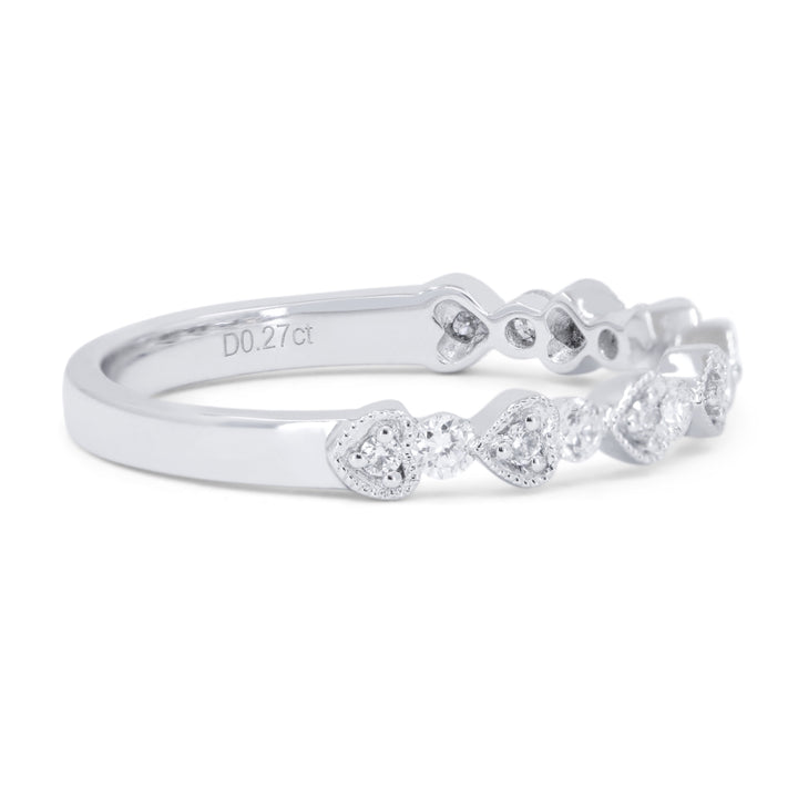R1751 - 14K Gold Diamond Heart Ring
