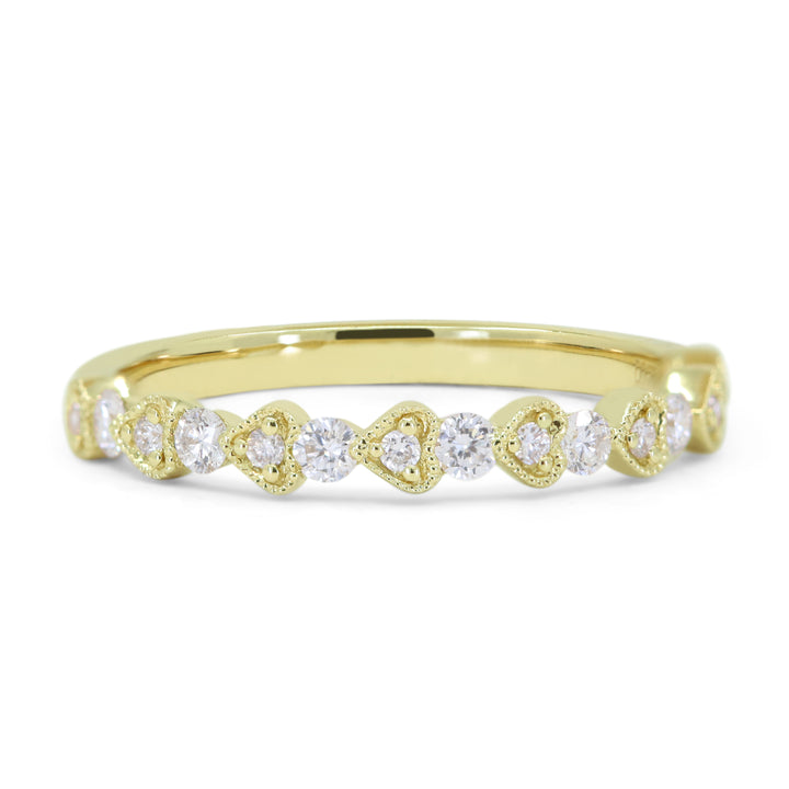 Madison L 14K Yellow Gold Diamond Heart Ring - style R1751Y