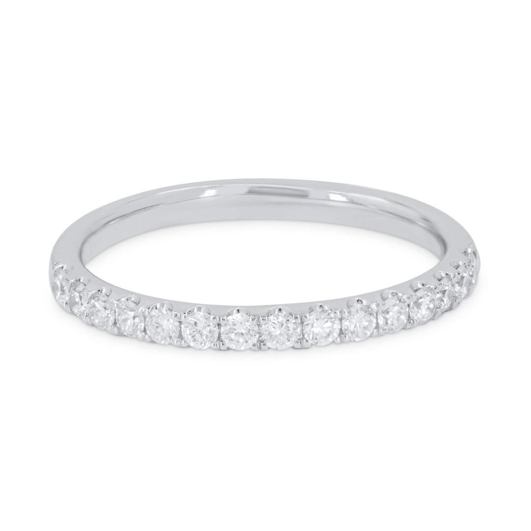 Madison L 14K White Gold Diamond Engagement Ring - style R1754W-WB-0.33CT