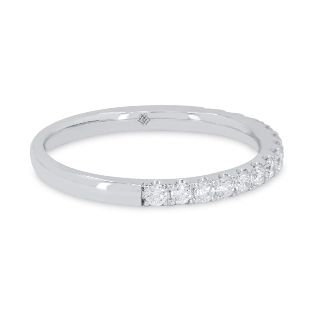 R1754 - 14K White Gold Diamond Engagement Ring