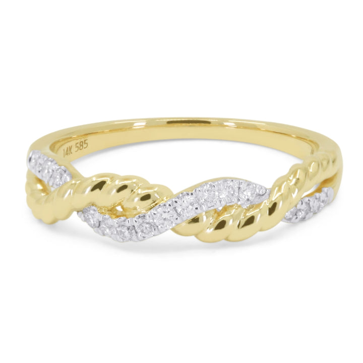 Madison L 14K Yellow Gold Diamond Ring - style R1757Y