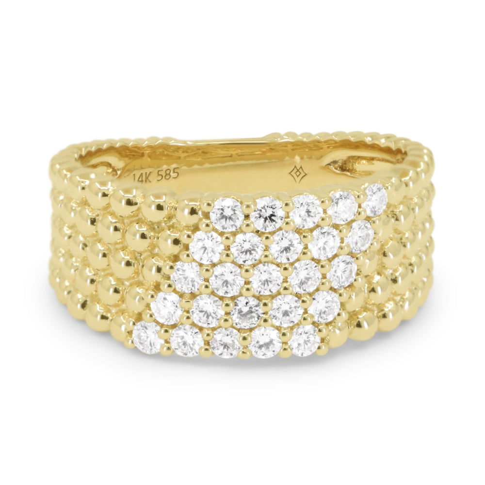 Madison L 14K Yellow Gold Diamond Ring - style R1760Y