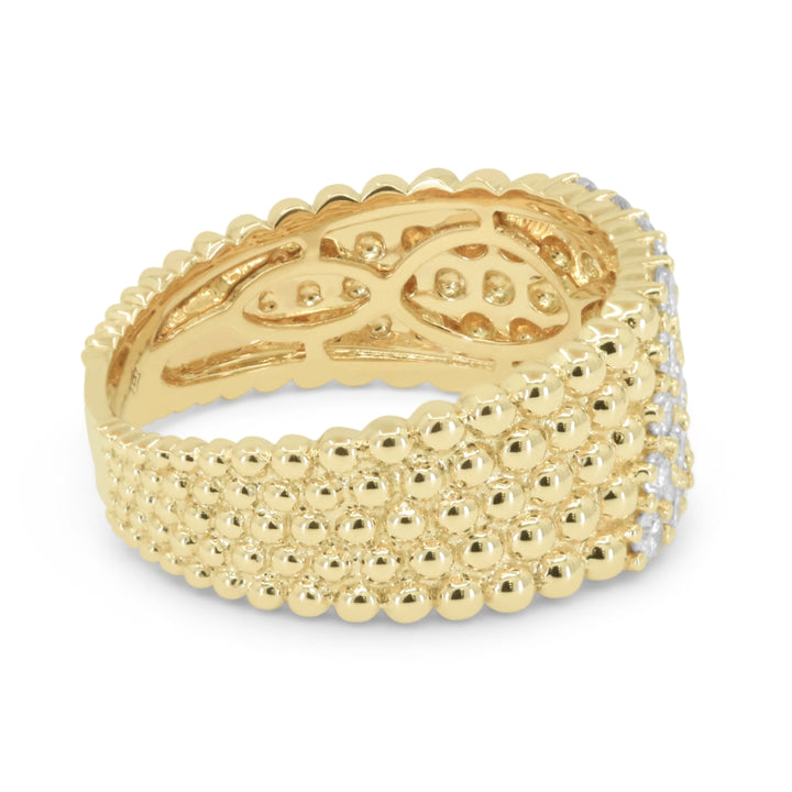 R1760 - 14K Yellow Gold Diamond Ring