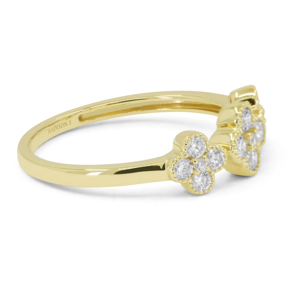 R1766 - 14K Gold Diamond Ring