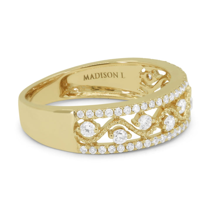 R1767 - 14K Gold Diamond Ring