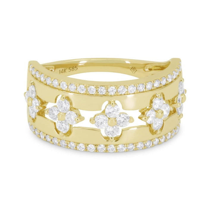 Madison L 14K Yellow Gold Diamond Ring - style R1770Y