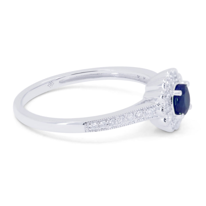 R1772 - 14K Gold Emerald, Ruby & Sapphire Round Ring