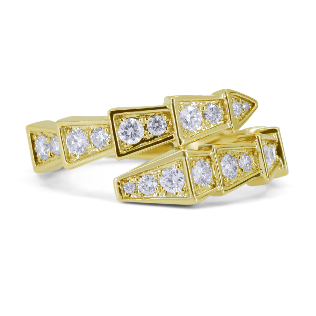 Madison L 14K Yellow Gold Diamond Ring - style R1777Y