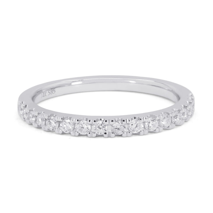 Madison L 14K White Gold Diamond Engagement Ring - style R1779W-WB