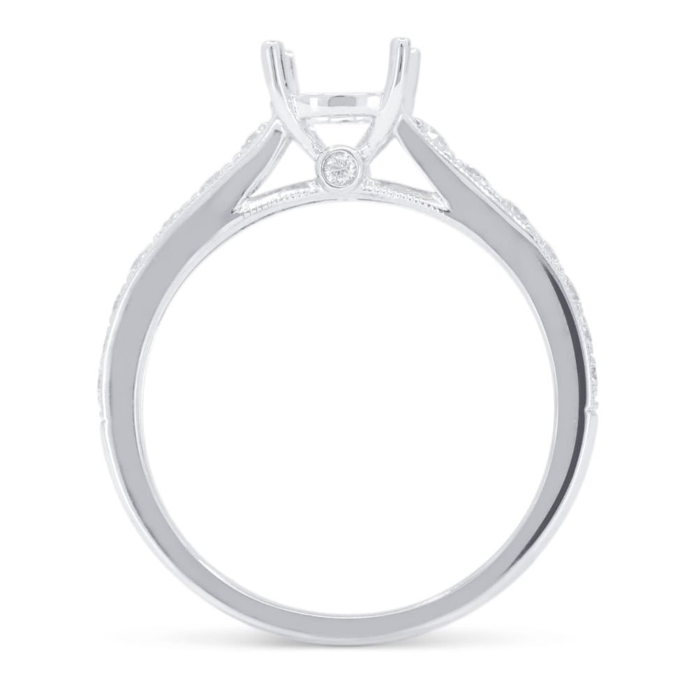 R1784 - 14K Gold Diamond Engagement Ring
