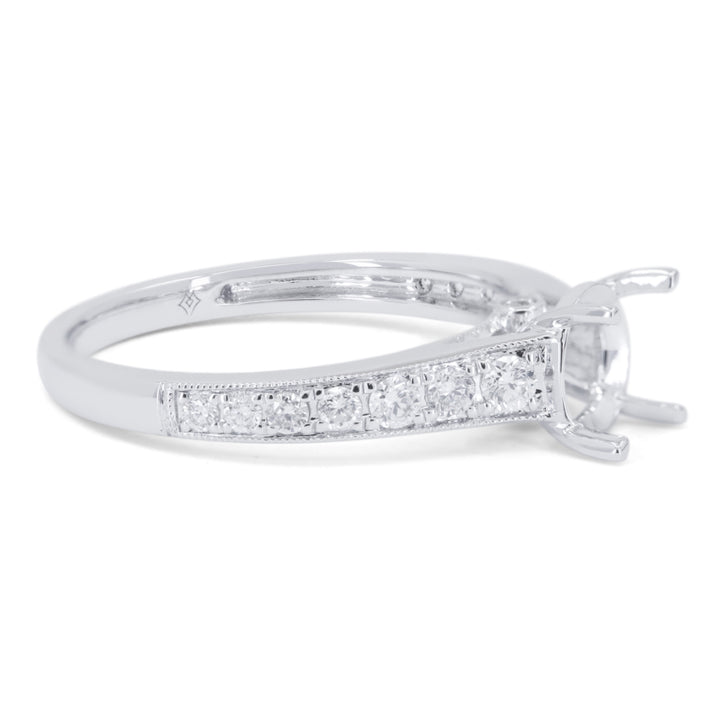 R1784 - 14K Gold Diamond Engagement Ring
