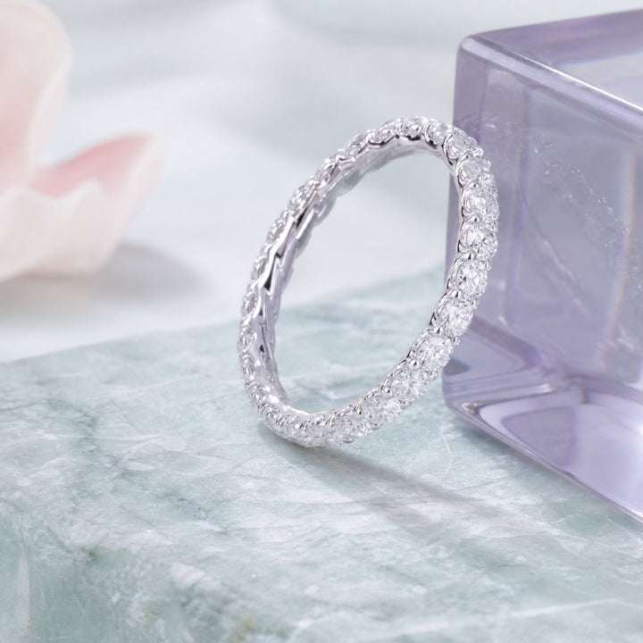 R1785 - 14K White Gold Diamond Ring
