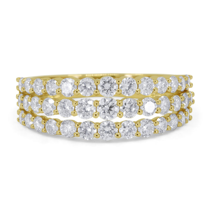 Madison L 14K Yellow Gold Diamond Ring - style R1790Y