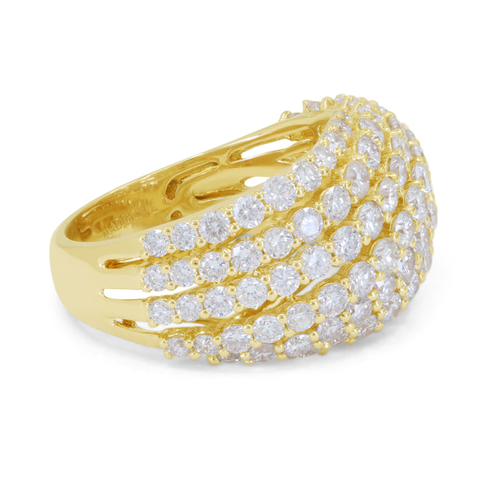 Madison L 14K Yellow Gold Diamond Cocktail Ring - style R1803Y