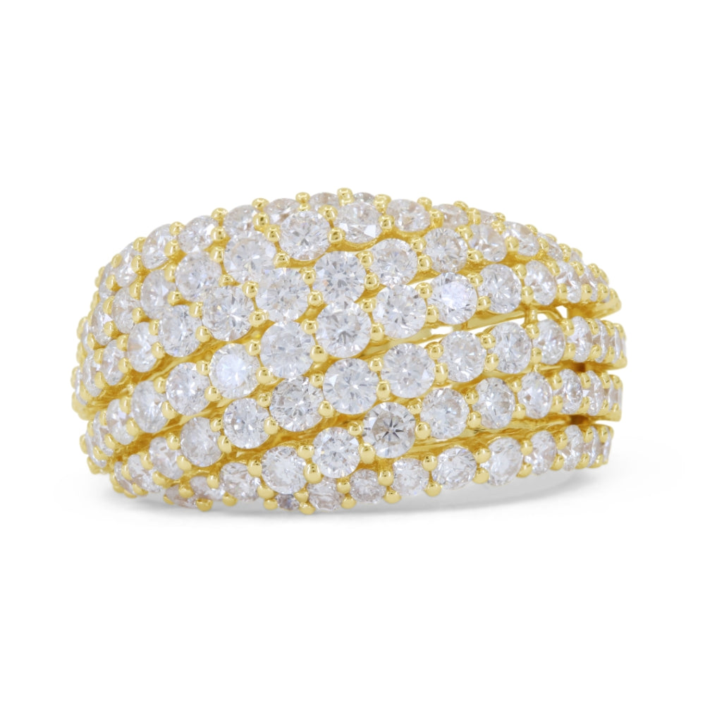 R1803 - 14K Gold Diamond Cocktail Ring