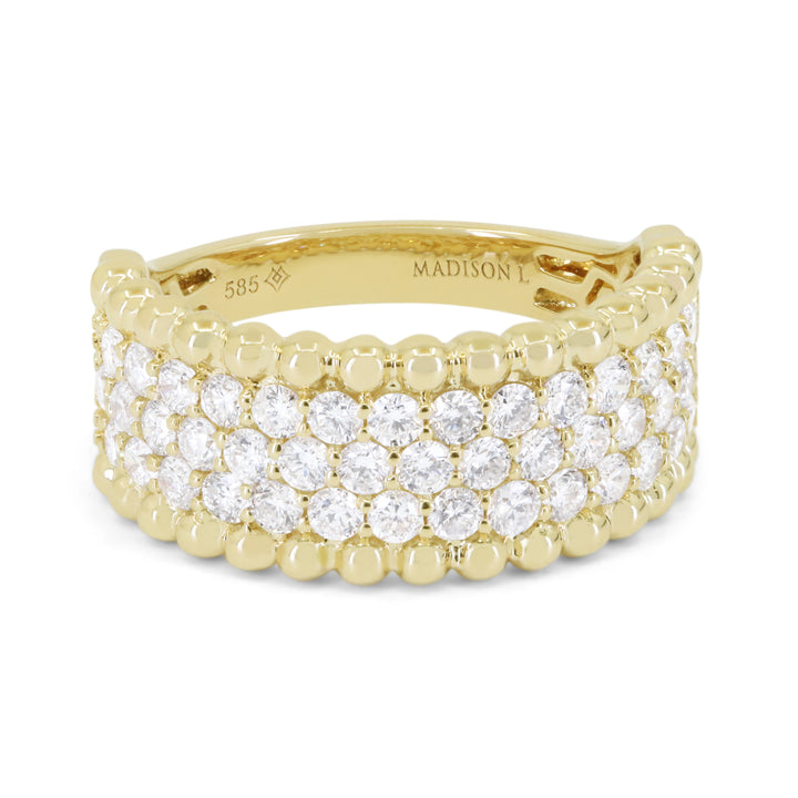 Madison L 14K Yellow Gold Diamond Ring - style R1805Y