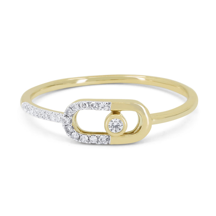 Madison L 14K Yellow Gold Diamond Ring - style R1814Y