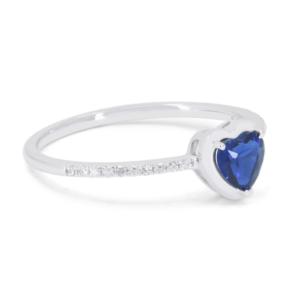 R1817 - 14K Gold Heart Ring