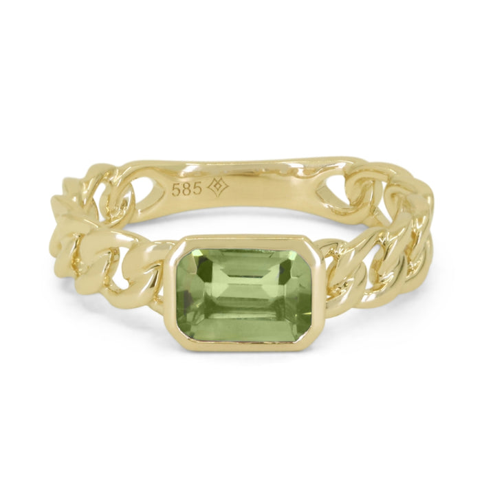 Madison L 14K Yellow Gold Peridot Ring - style R1831PRY