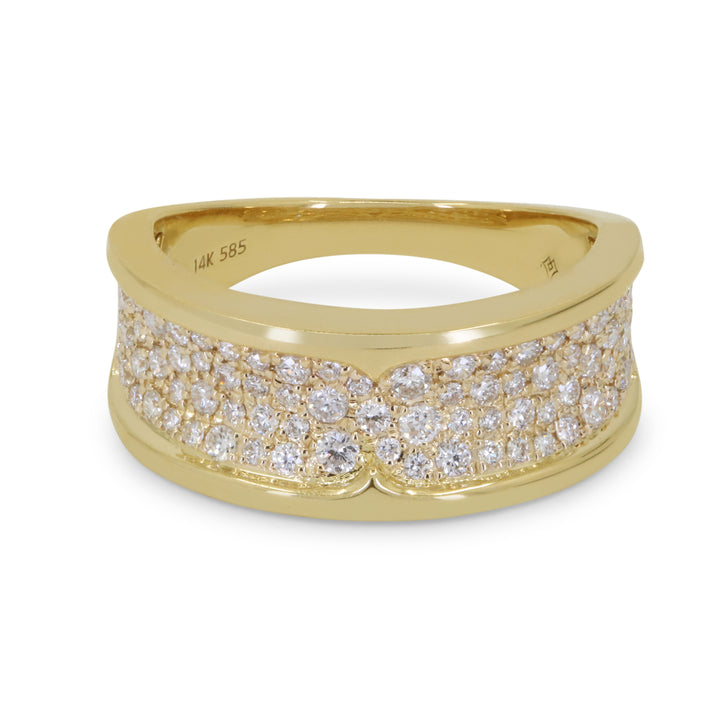 Madison L 14K Yellow Gold Diamond Ring - style R1839Y