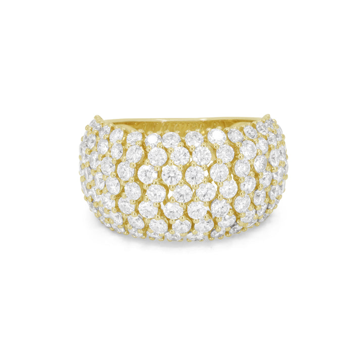 Madison L 14K Yellow Gold Diamond Ring - style R1878Y